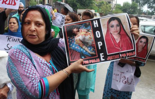 Sikh woman’s family stages protest