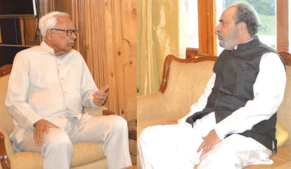 Muzaffar Baig meets Governor