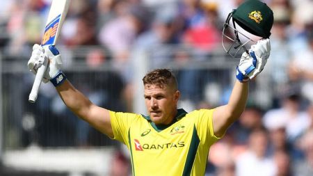 Finch-led Australia tumble T20I records against Zimbabwe