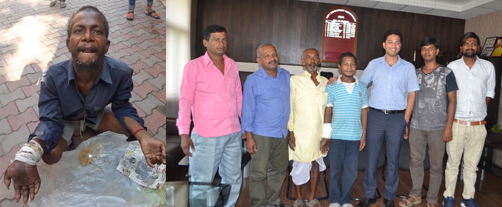Reasi admin reunites destitute with family