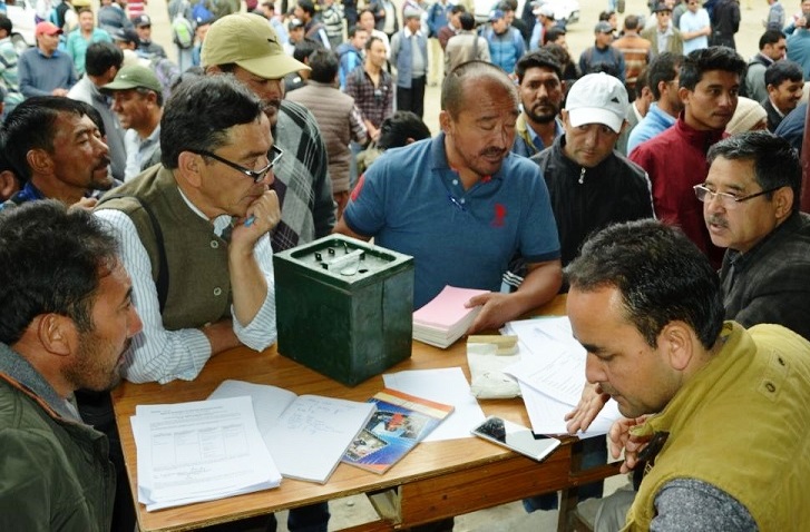 Over 70% turnout recorded in LAHDC Kargil Polls