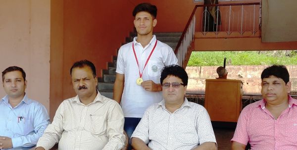 GDC Ramnagar student bags Gold medal in Shooting
