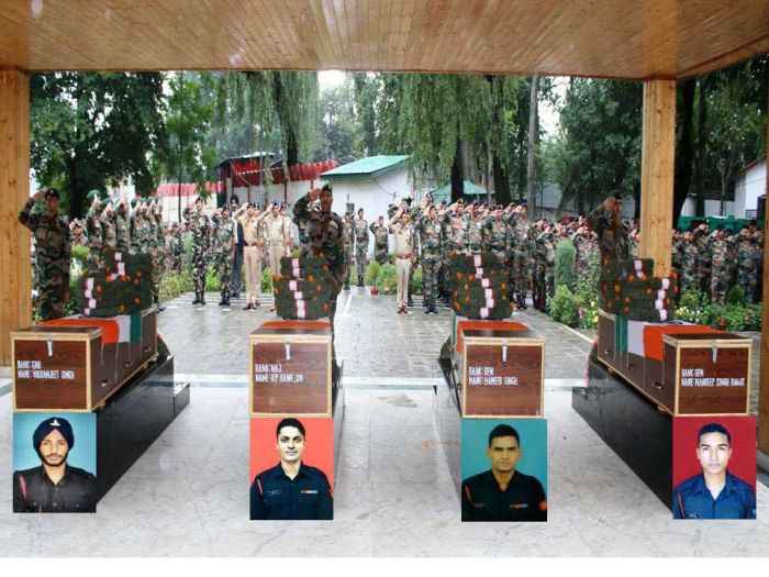 Army pays tributes to personnel killed in Gurez gunbattle