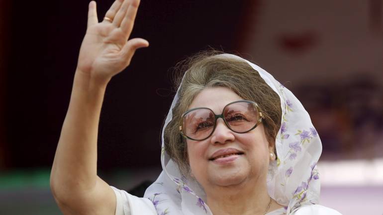 Bangladesh apex court upholds ex-PM Zia’s bail in arson case