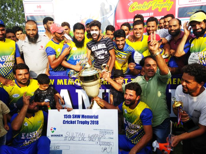 Sultan Warriors lifts 15th SNW Memorial Cricket Trophy-2018