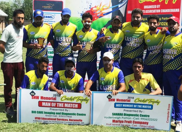 Sultan Warriors Srinagar defeats Shaadipora CC by 96 Runs