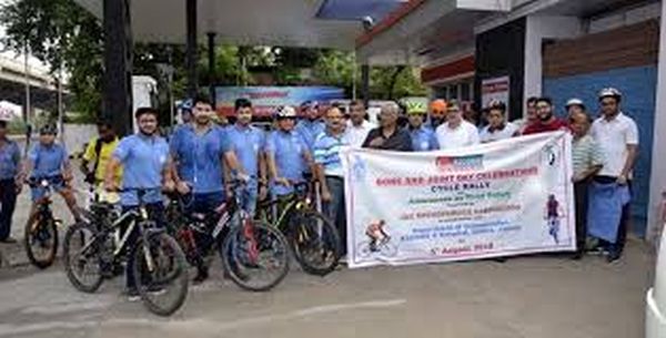 ASCOMS organizes cycle rally on road safety