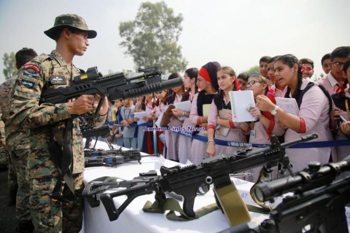 IAF organises military asset display for students in Jammu to commemorate ‘surgical strikes’