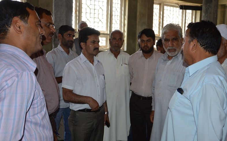 ADDC Budgam inspects Muharram arrangements at Imam Bara Magam, Sonpah