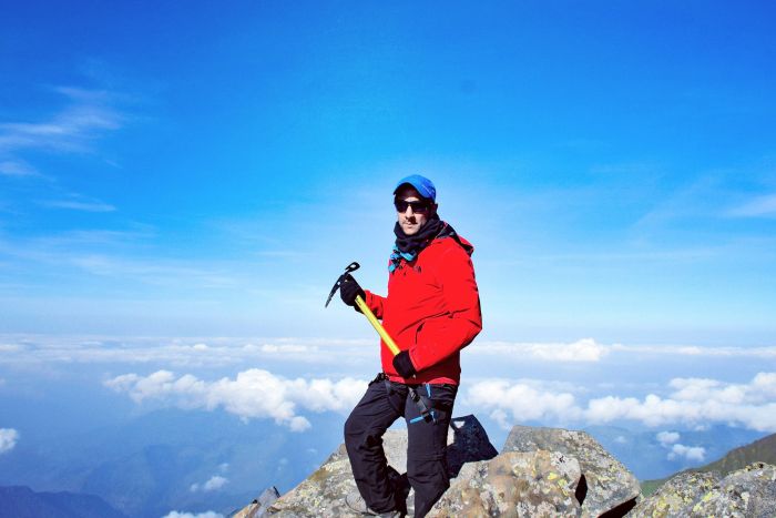 Adil! our alpine adventurer