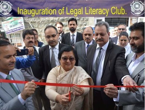 Chief Justice inaugurates Legal Literacy Clubs at GGHSS Kothibagh, SP School