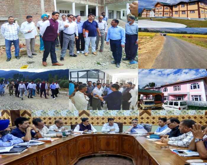 Commissioner Secretary R&B visits Kupwara