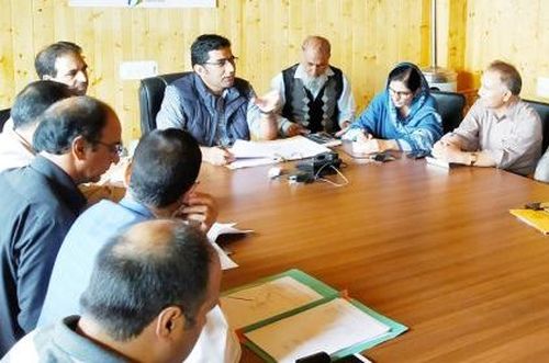 DEO Bandipora reviews Election Arrangements