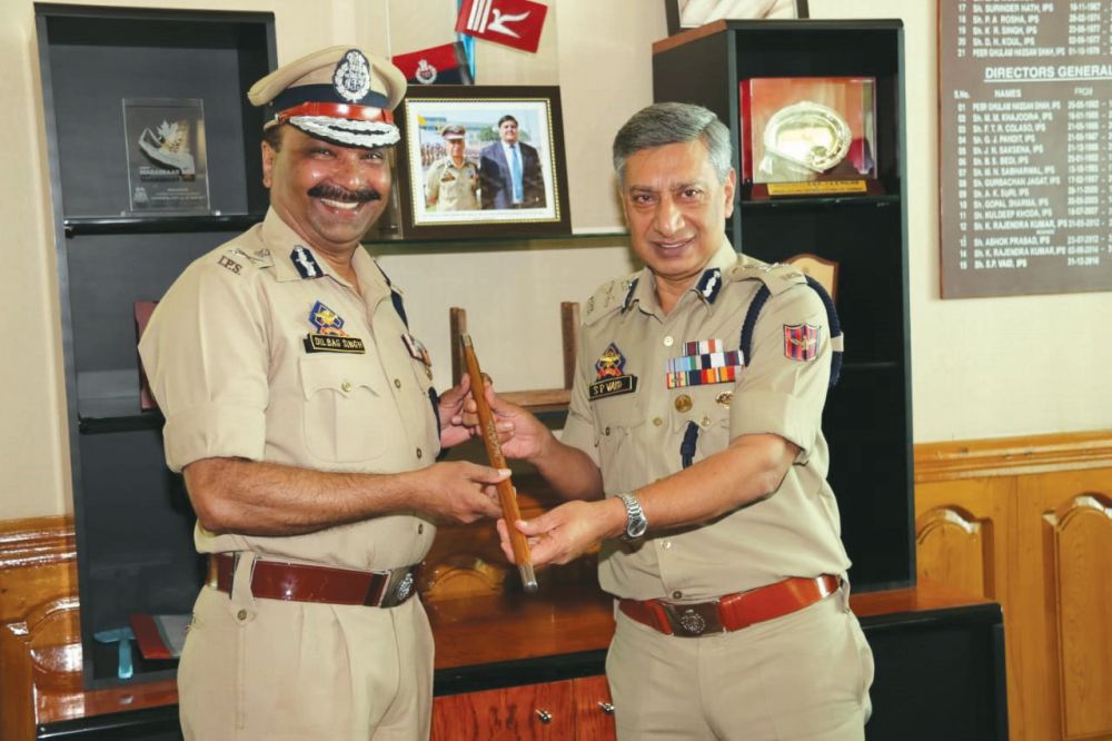 Dilbag Singh takes over as new police chief