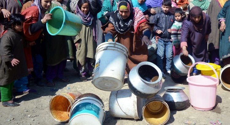 Dangiwachi inhabitants protest against water scarcity