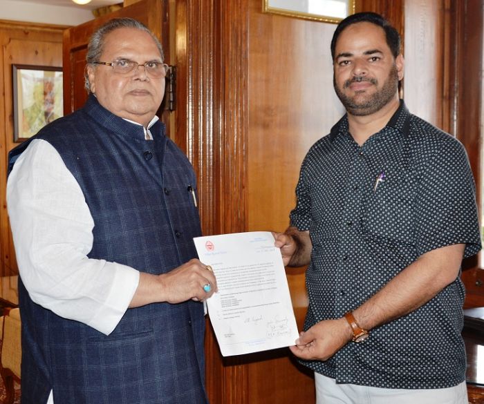 MLA Banihal meets Governor