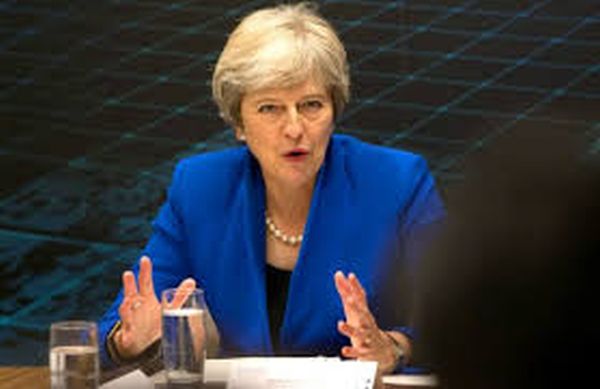 Theresa May says discussion of her leadership ‘irritating’
