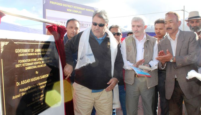 Samoon on four day visit to Leh; Inaugurates Local Cheese Maturation Room, Fleece Testing & Nutrition Laboratory