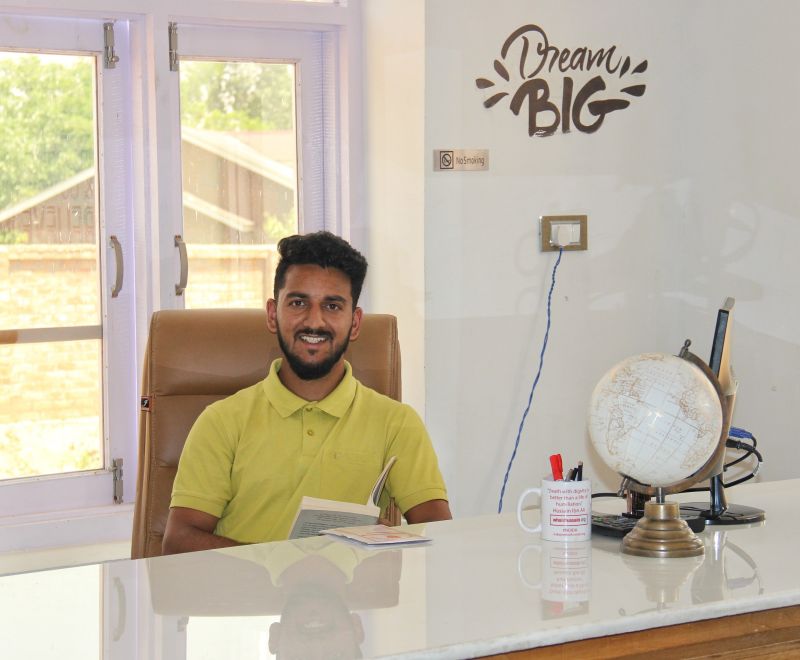 Budgam:  Engineering student founded his own school, aims to ‘tackle’ illiteracy rate