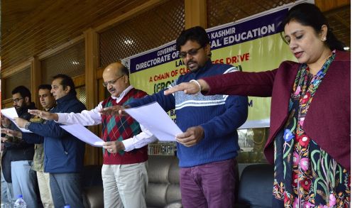 CS flags off special cleanliness drive launched by Directorate of Technical Education