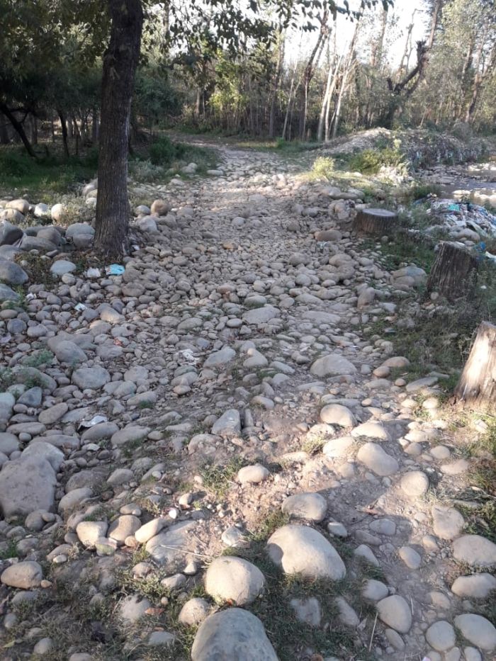 Constructed and maintained by public, Rakhama Shopian road begs official attention