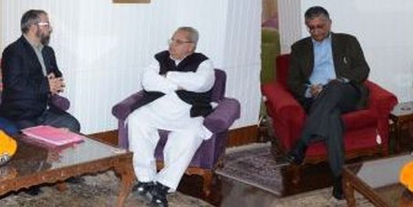 All Traders and Transporters Joint Coordination Committee- West Zone, Srinagar, delegation meets Governor
