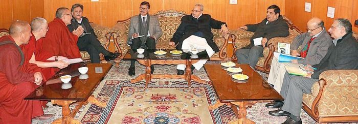 Governor meets various delegations on his maiden visit to Leh