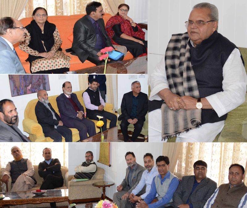 Governor meets several delegations