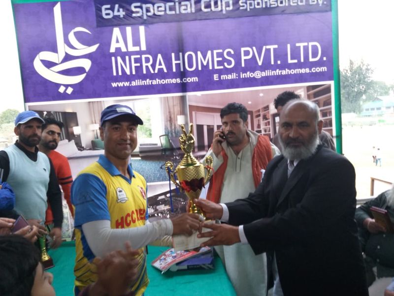 HCC Handwara defeats BCC Bandipora by 57 runs; lifts 64-Special Cup Sopore