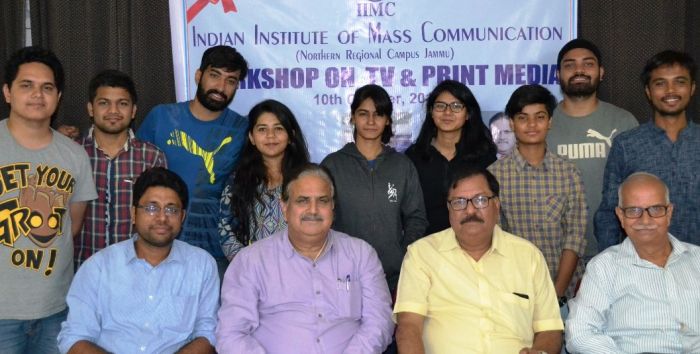 IIMC Jammu organizes workshop on Media Ethics for Print, Electronic Media
