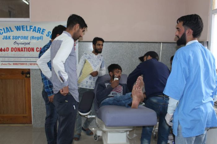 Blood donation camp organized at Sopore