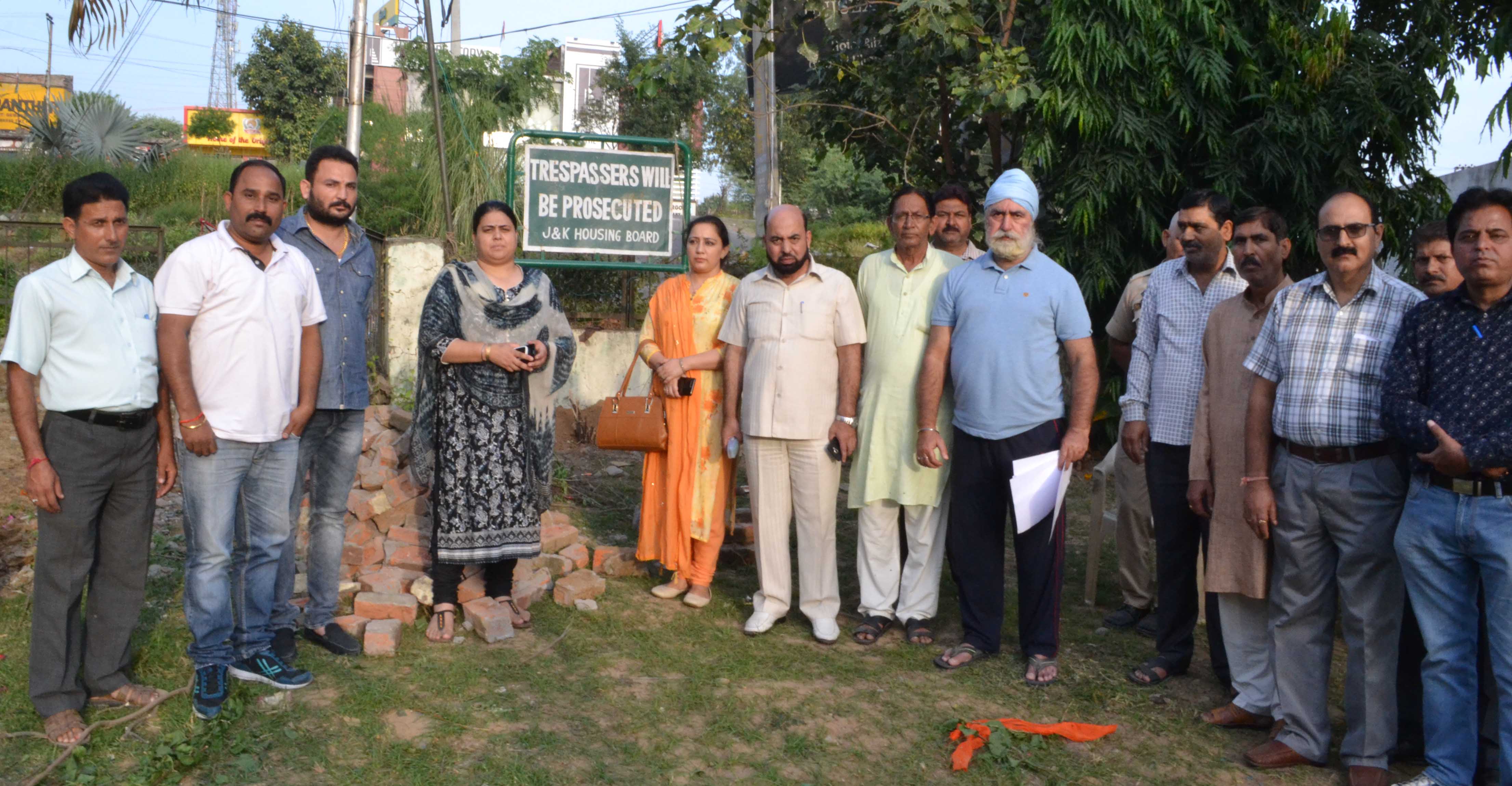 JKHB removes encroachments on Channi Park