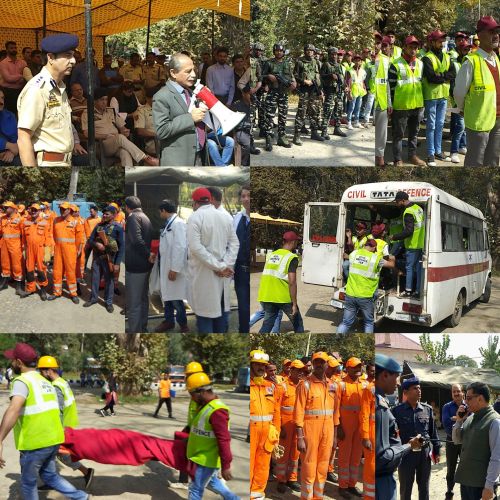 JKSDMA organizes disaster management mock drill
