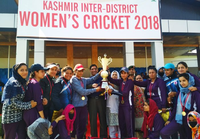 Nusrat guides Srinagar to clinch Kashmir Inter-district Women Cricket Championship