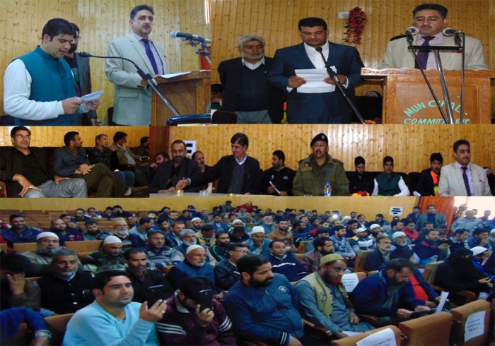 Municipal Committee members of Kupwara administered oath