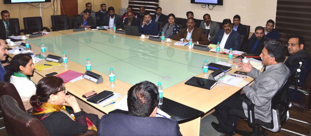 Ganai launches portal; reviews performance of different wings