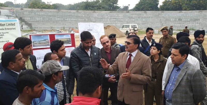 Kumar reviews renovation, up-gradation works at MA Stadium