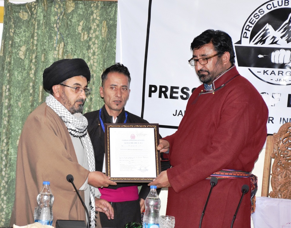 Chairman LC inaugurates Press Club Kargil