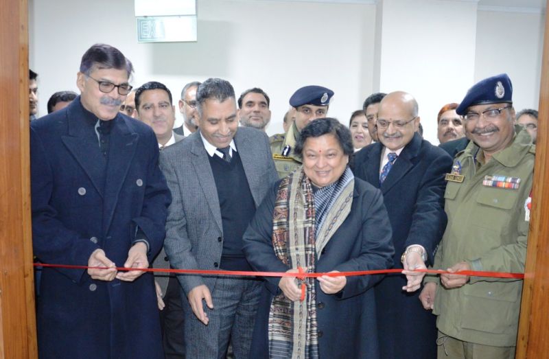 CJ inaugurates VC facility, Witness Assistance Room at District Court Complex Srinagar