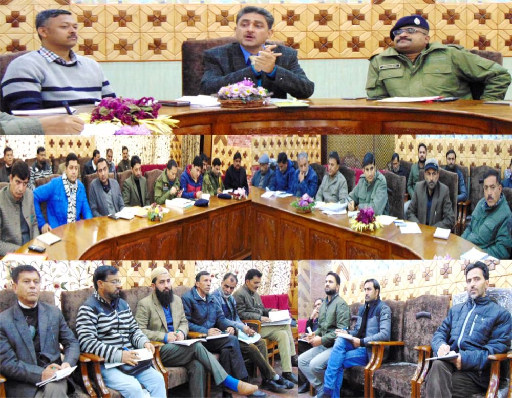 DC Kupwara reviews panchayat poll arrangements