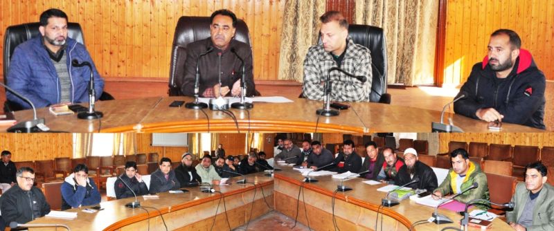 DEO Baramulla reviews Panchayat Poll arrangements