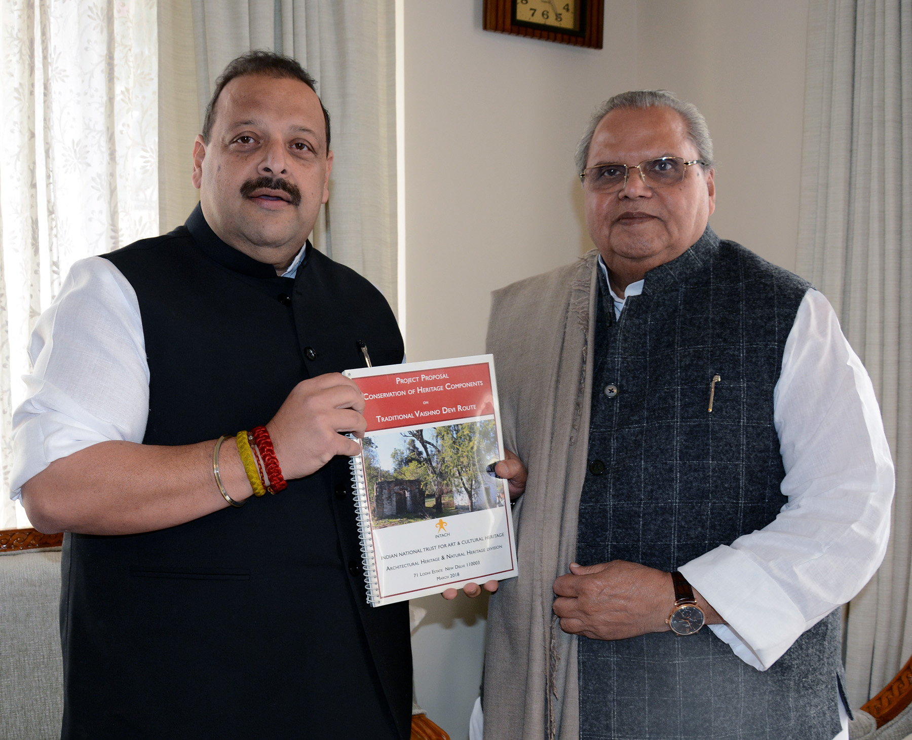 MLA Nagrota meets Governor