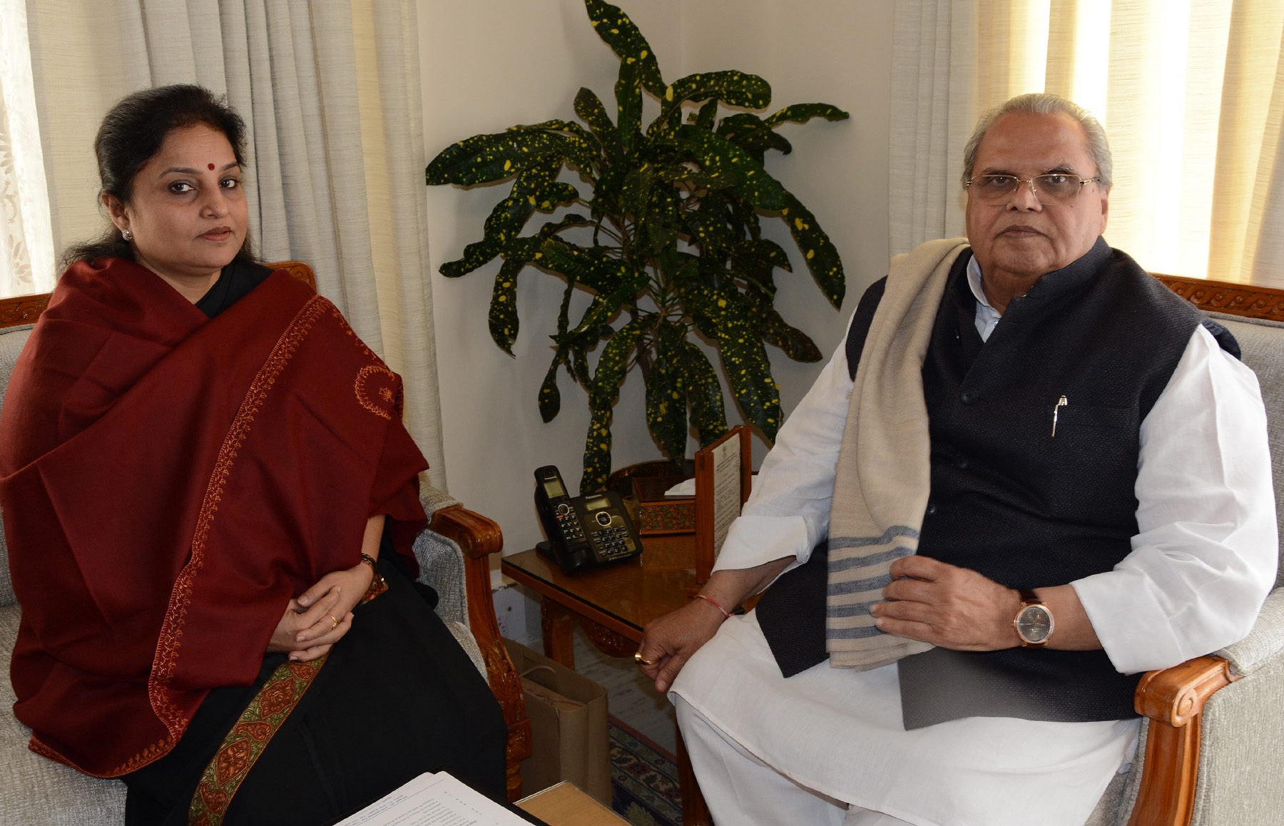 Priya Sethi meets Governor