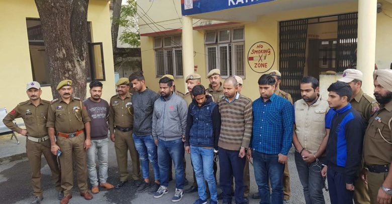 Eight arrested for Rs 1 Cr robbery in Kathua