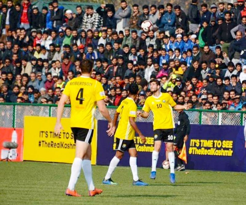 Real Kashmir registers maiden home win, beats Indian Arrows by 2-0