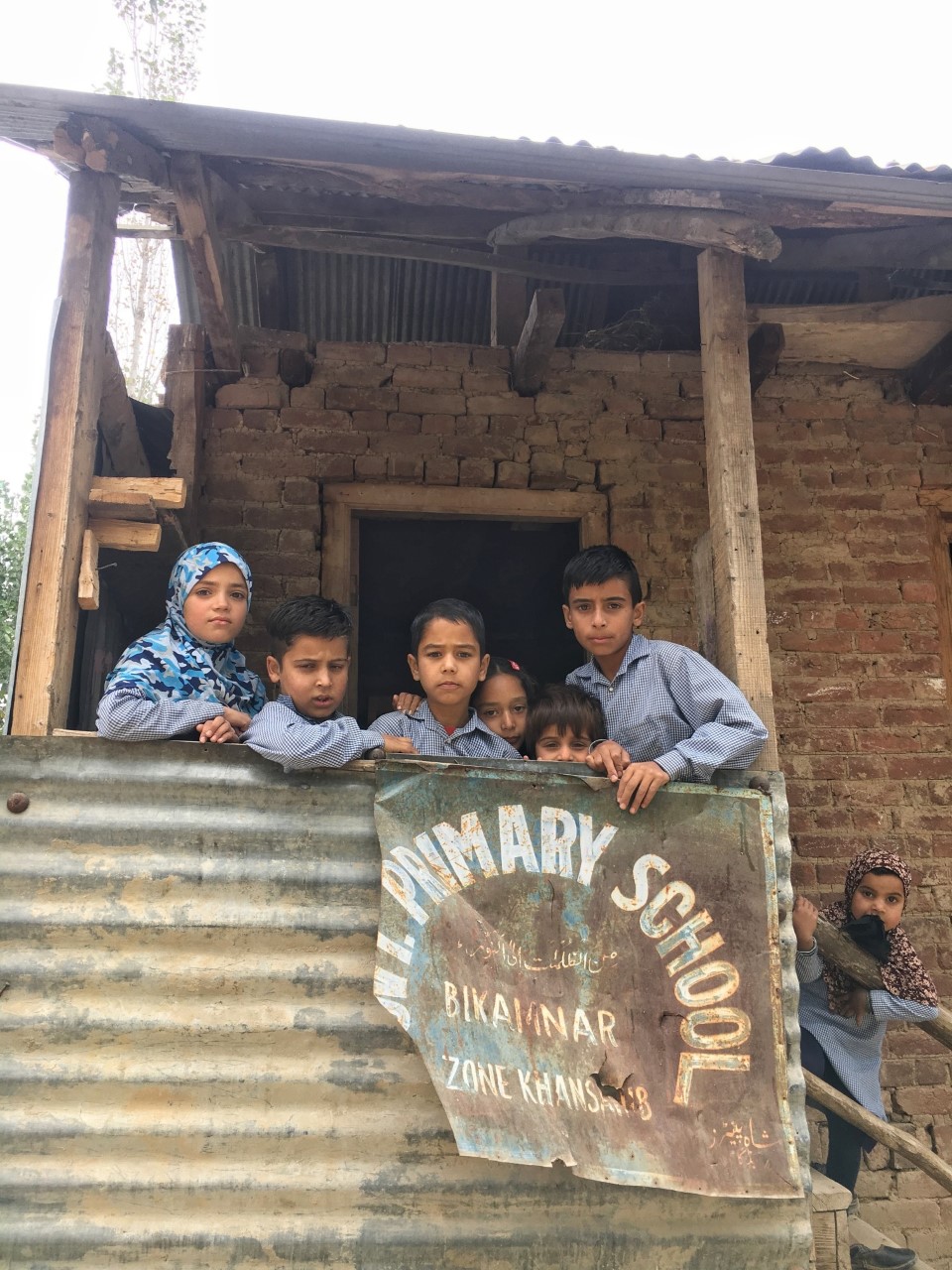 55 students crammed in one room- welcome to Govt Primary School Bikamnar, Budgam