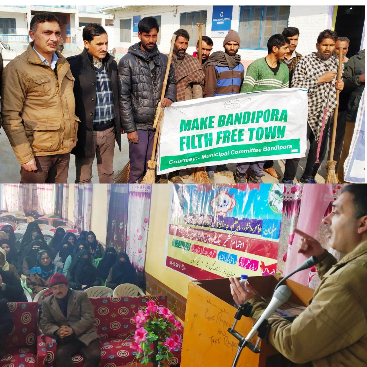 Bandipora MCB launches sanitation drive, awareness program