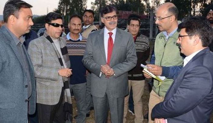 Kumar visits Indoor Sports Complex Nagrota, reviews progress 