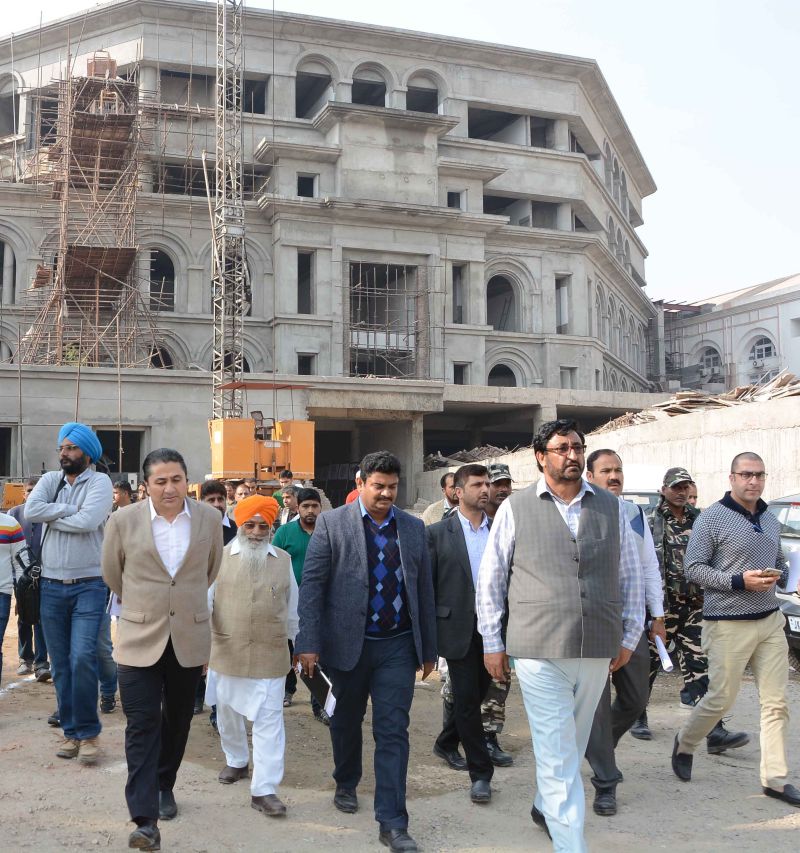 Chairman LC inspects work on New Legislature Complex in Jammu
