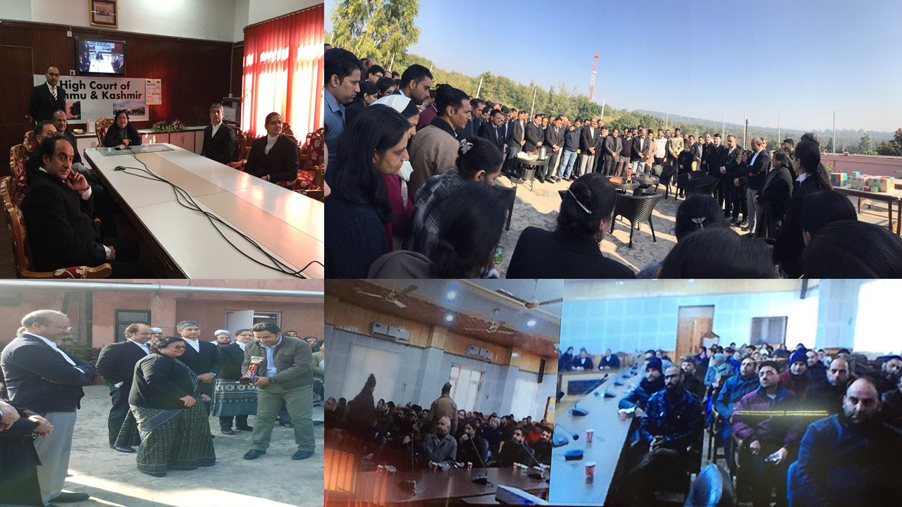 Chief Justice felicitates High Court staff